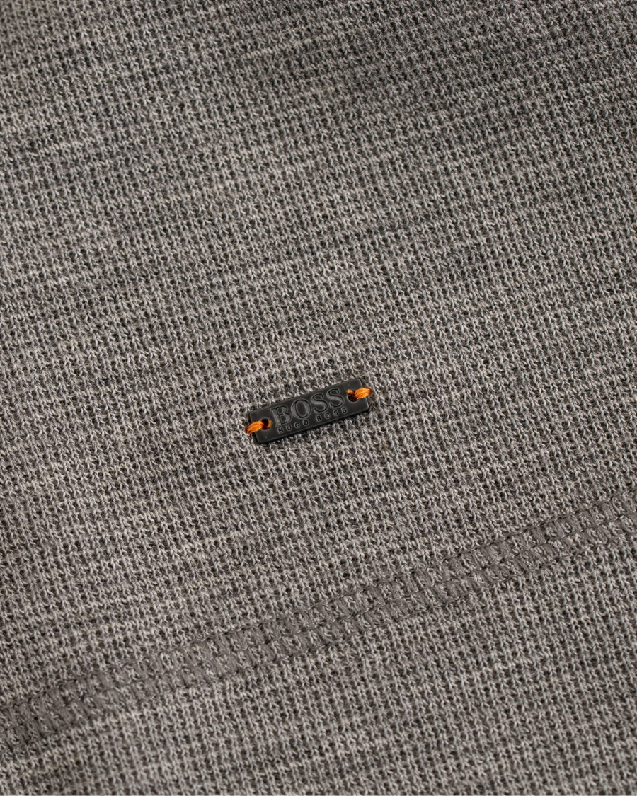 Herre | Trøjer | BOSS ORANGE | BOSS Casual Trix Grandpa Sweater Light Grey
