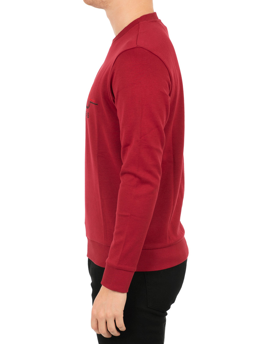 Herre | Trøjer | BOSS GREEN | BOSS Athleisure Salbo Crew Neck Sweatshirt Rhubarb Red
