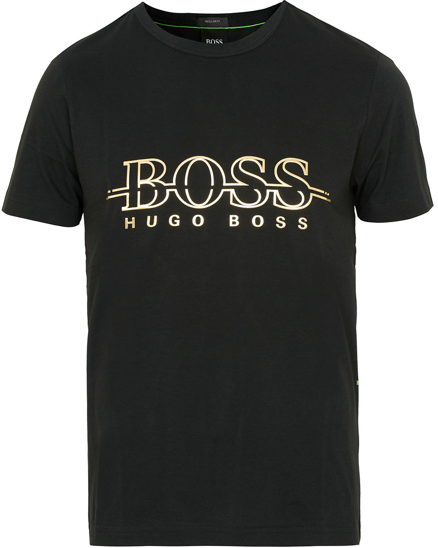 Herre | T-Shirts | BOSS GREEN | BOSS Athleisure Tee Gold Black
