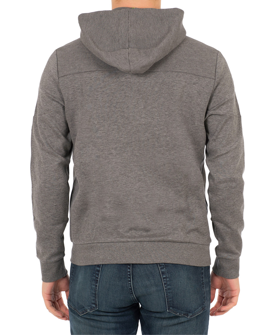 Herre | Trøjer | BOSS GREEN | BOSS Athleisure Saggy Full Zip Hoodie Mid Melange