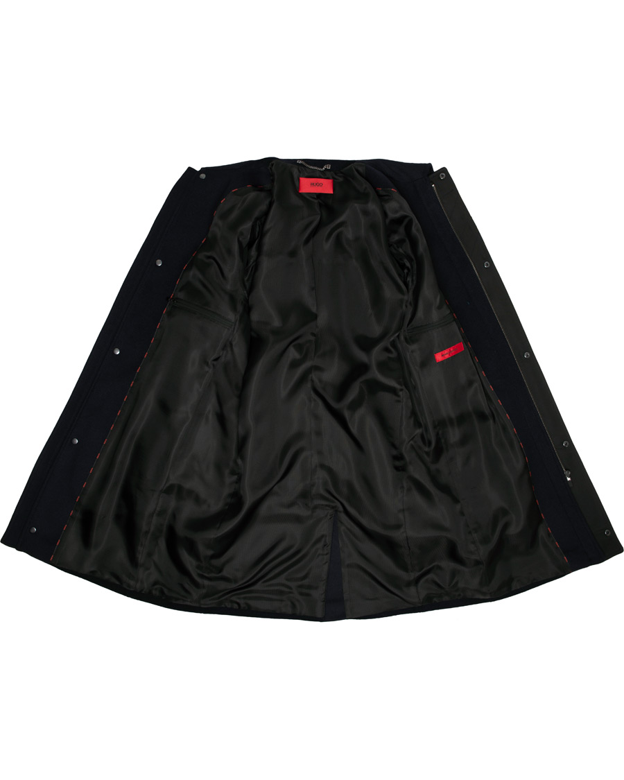 Herre | Jakker | HUGO | Marec Wool/Cashmere Coat Navy