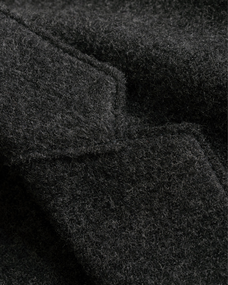 Herre | Blazere & jakker | HUGO | Agaltu Wool Raw Edge Blazer Dark Grey
