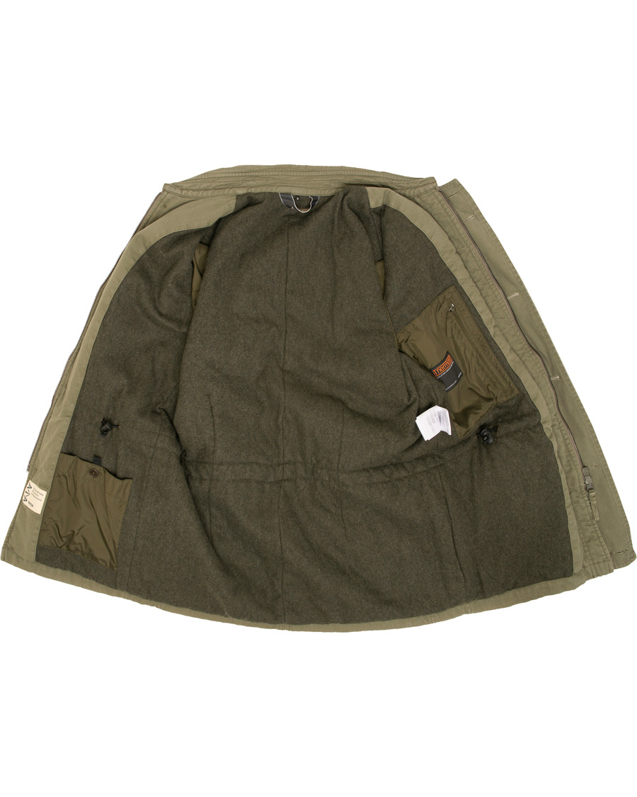 Herre | Jakker | Aspesi | Vancouver Lined Cotton Field Jacket Army Green