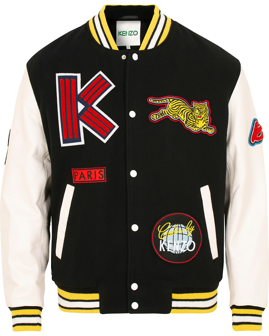 KENZO Varsity Jacket Black hos