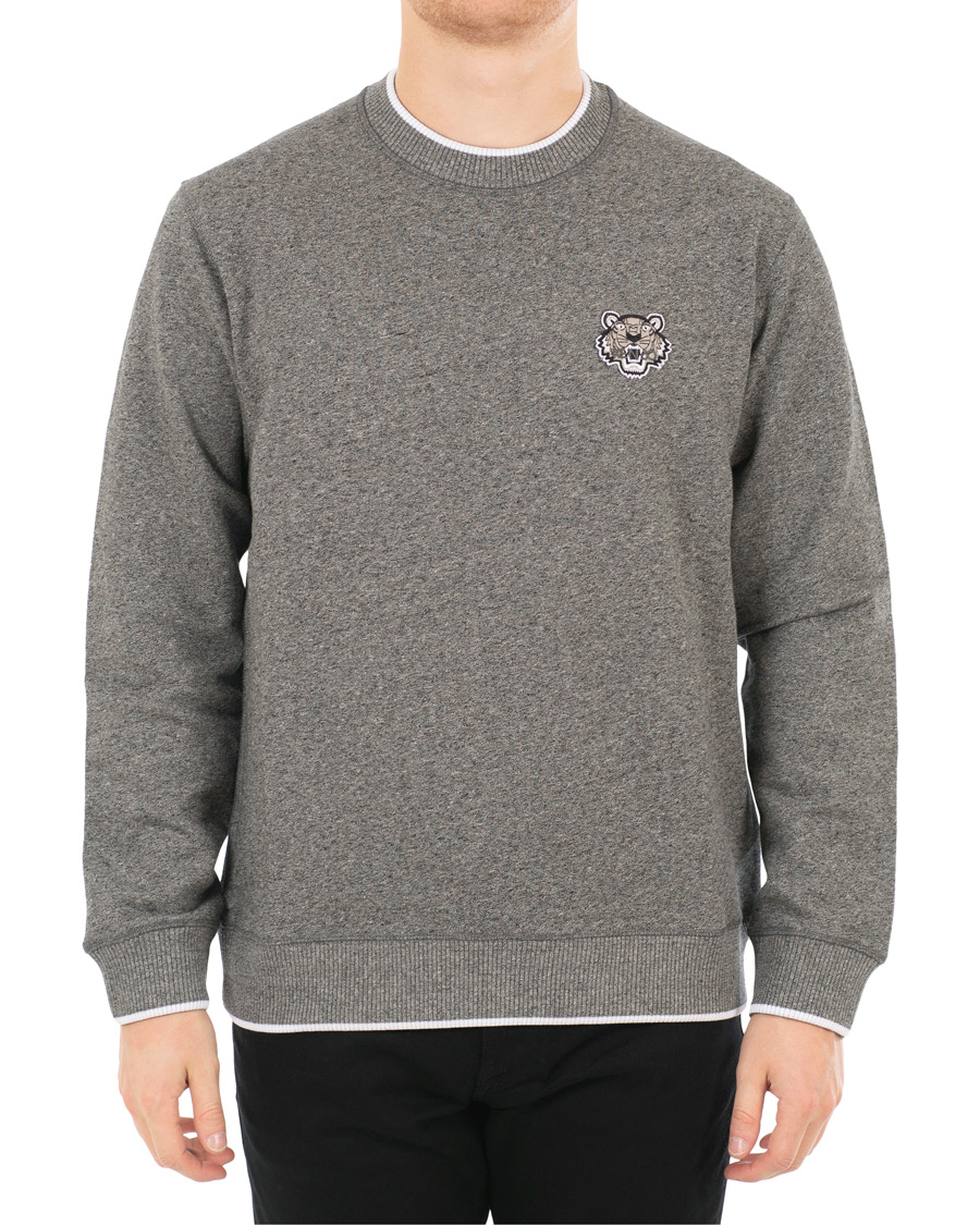 Herre | Trøjer | KENZO | Tiger Crest Sweat Grey