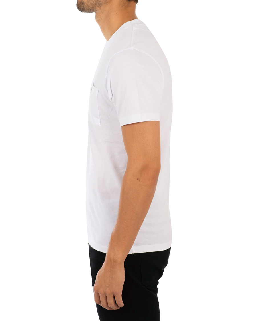 Herre | T-Shirts | KENZO | Small Logo Signature Pocket T-shirt White