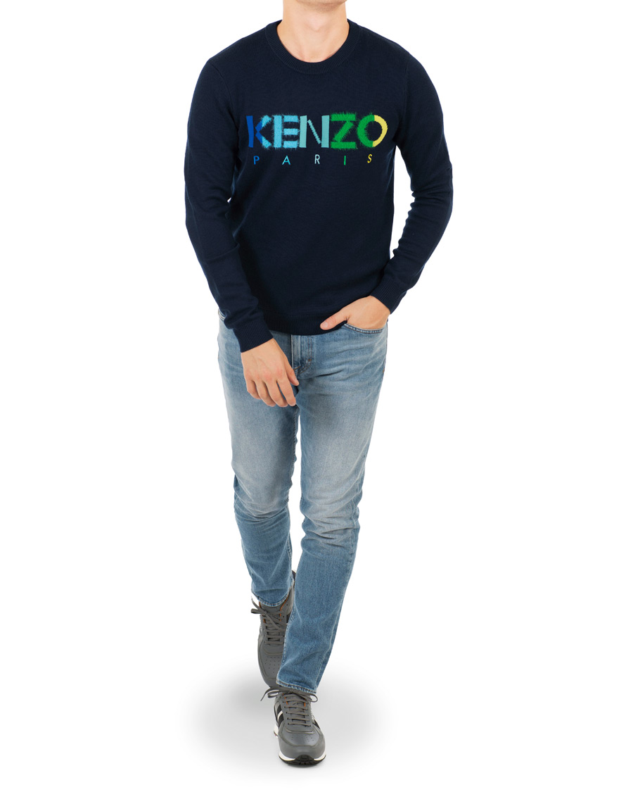 Herre | Trøjer | KENZO | Paris Jumper Dark Blue