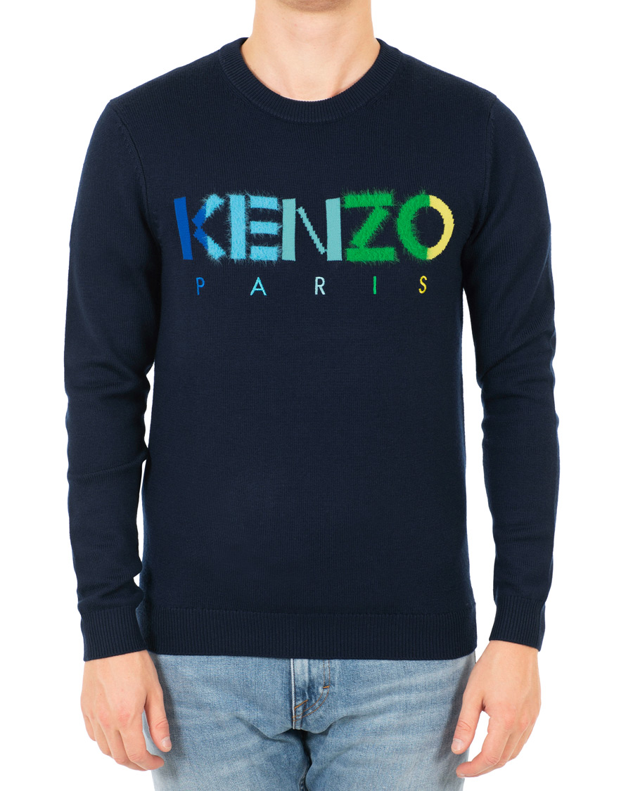 Herre | Trøjer | KENZO | Paris Jumper Dark Blue