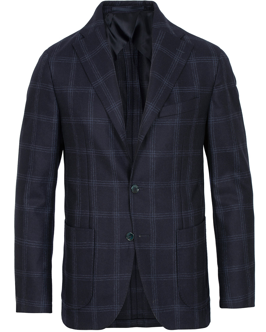 Herre | Blazere & jakker | Stenströms | Wool Glencheck Blazer Navy