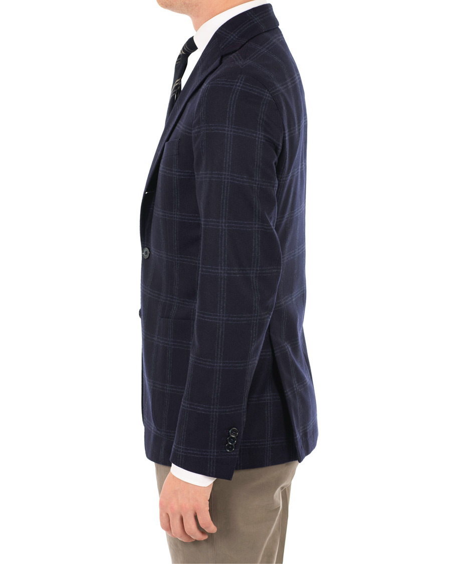 Herre | Blazere & jakker | Stenströms | Wool Glencheck Blazer Navy