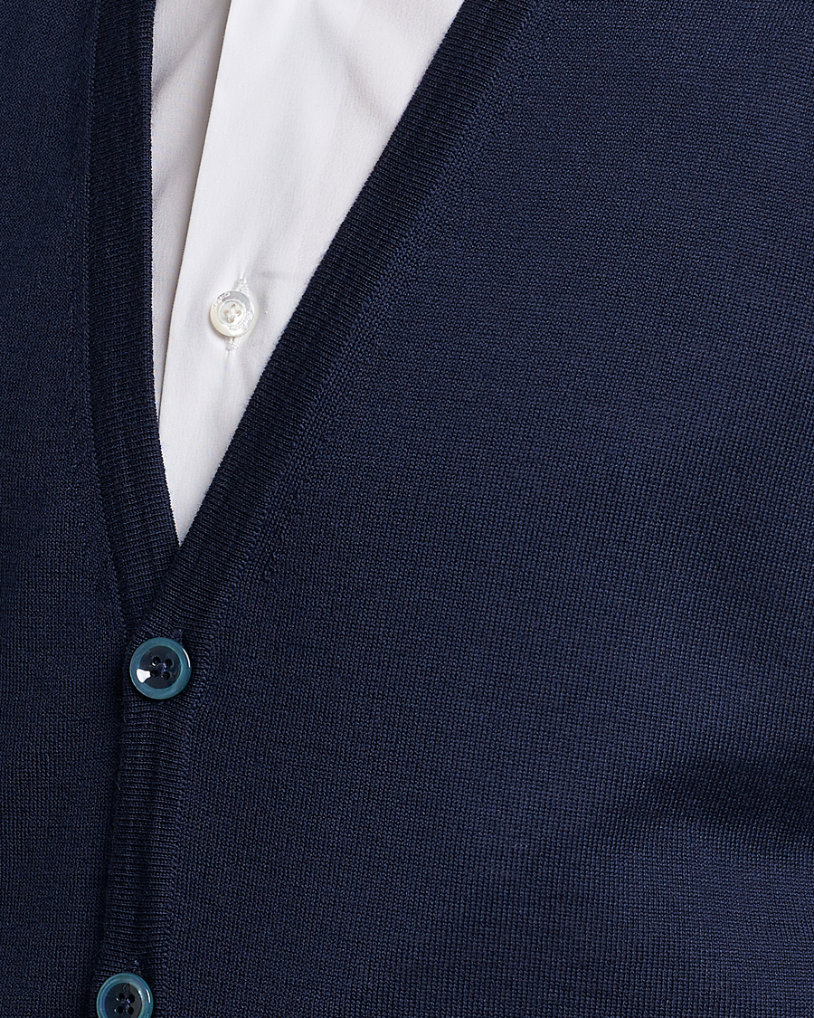 Herre | Trøjer | Stenströms | Merino Slipover Navy