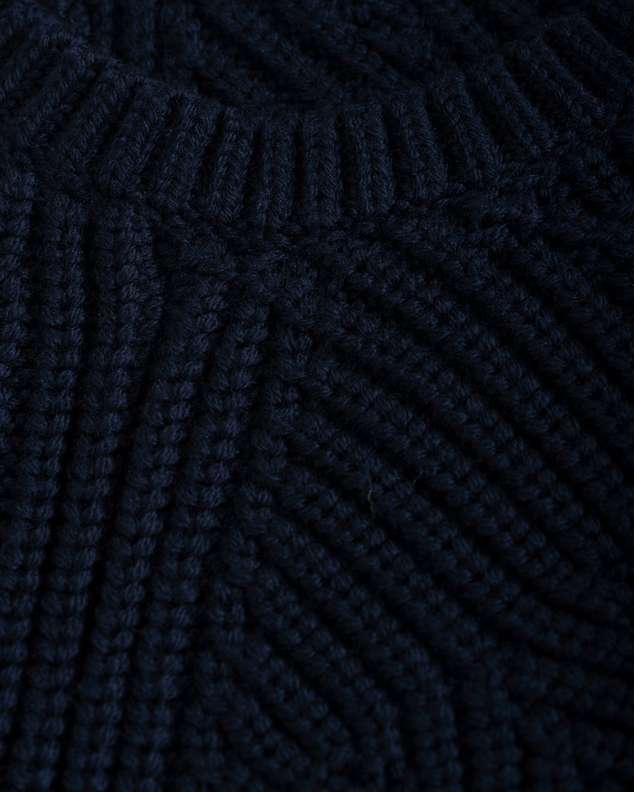 Herre | Trøjer | Etro | Cable Knit Crew Neck Navy