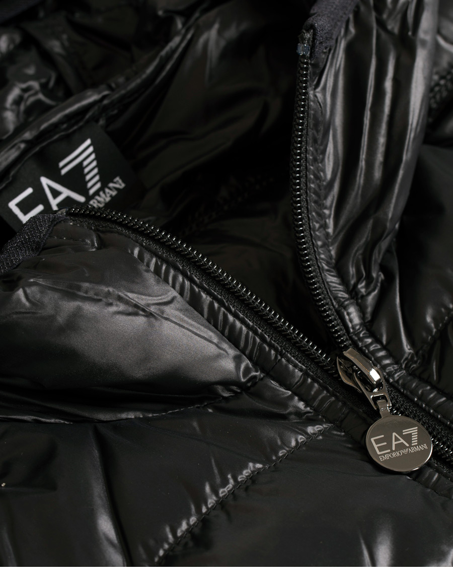 Herre | Jakker | EA7 | Train Core Light Down Hoodie Jacket Black