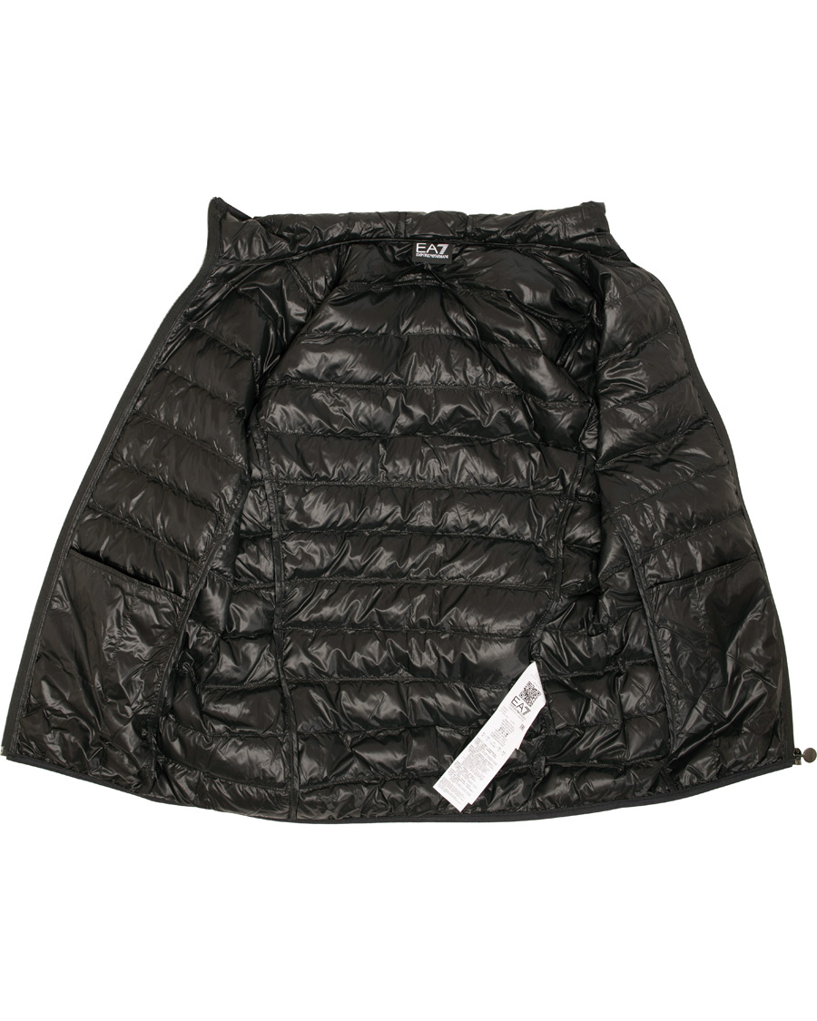 Herre | Jakker | EA7 | Train Core Light Down Hoodie Jacket Black