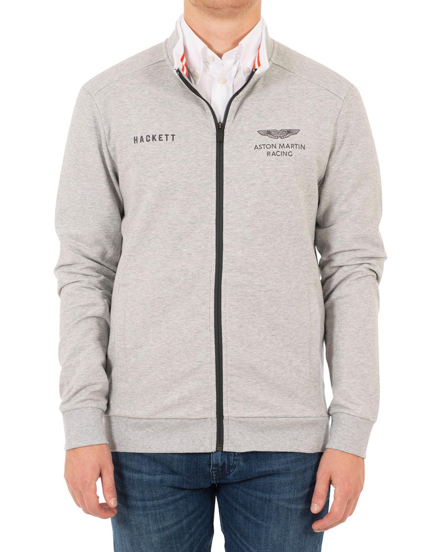Herre | Trøjer | Hackett | Aston Martin Full Zip Grey