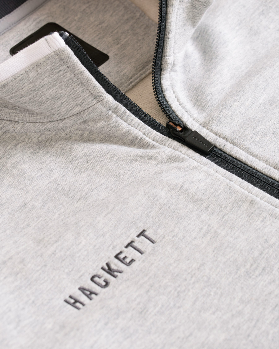 Herre | Trøjer | Hackett | Aston Martin Full Zip Grey