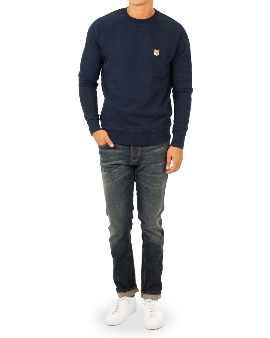 Herre | Trøjer | Maison Kitsuné | Sweatshirt Fox Head Patch Navy