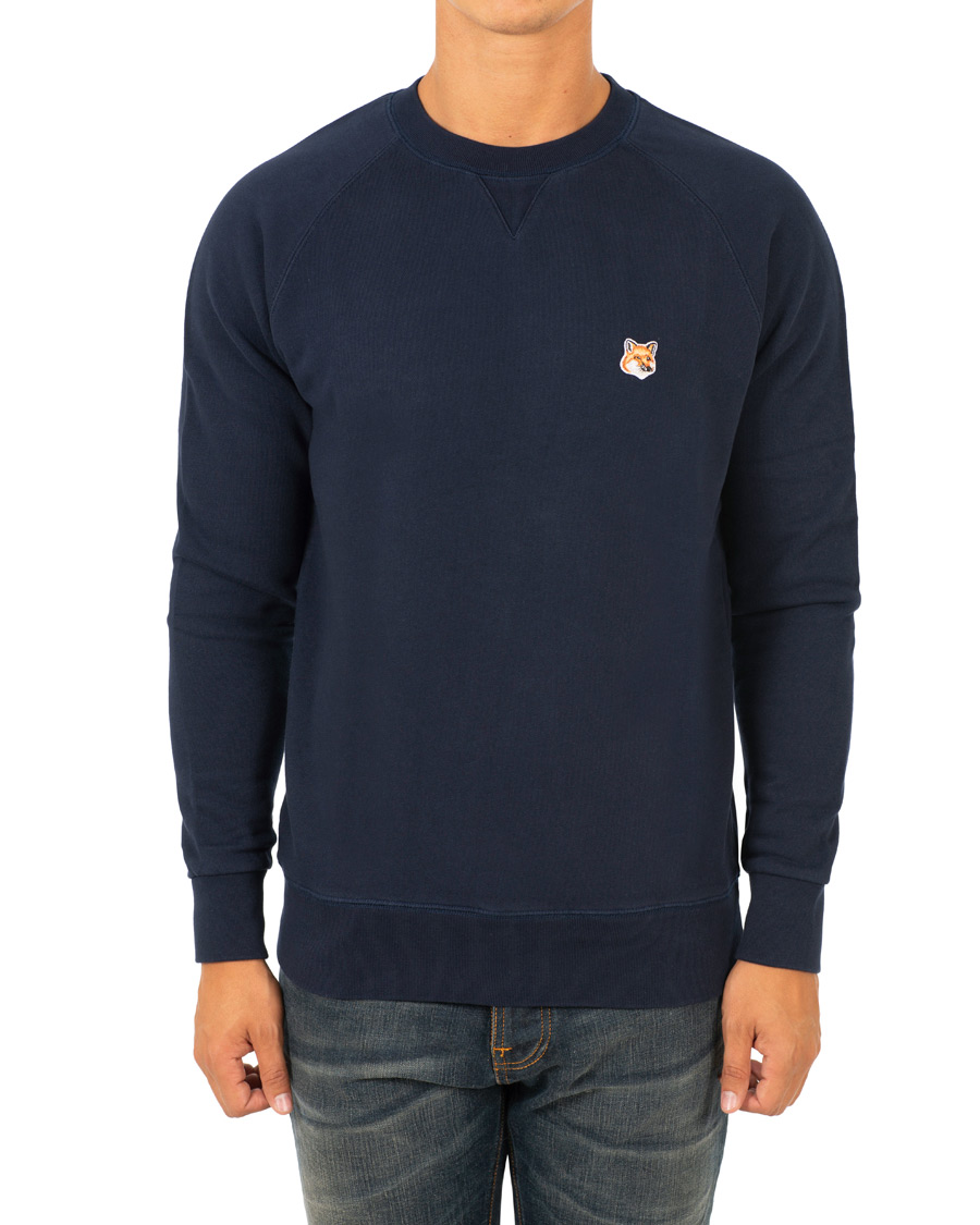 Herre | Trøjer | Maison Kitsuné | Sweatshirt Fox Head Patch Navy