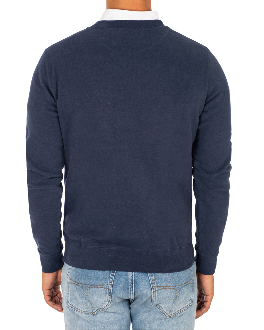Herre | Trøjer | Sunspel | Loopback Sweatshirt Navy Melange