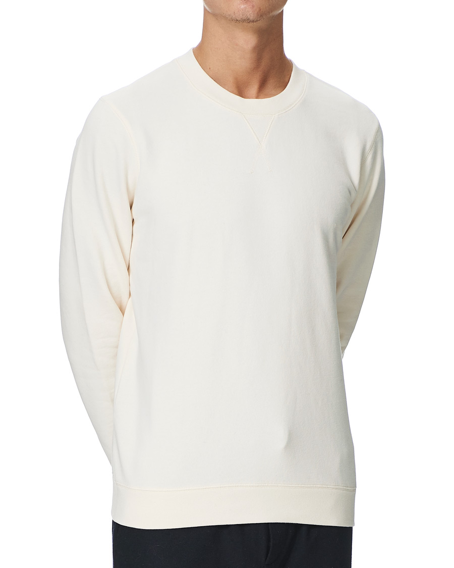 Herre | Loungewear-afdelingen | Sunspel | Loopback Sweatshirt Archive White