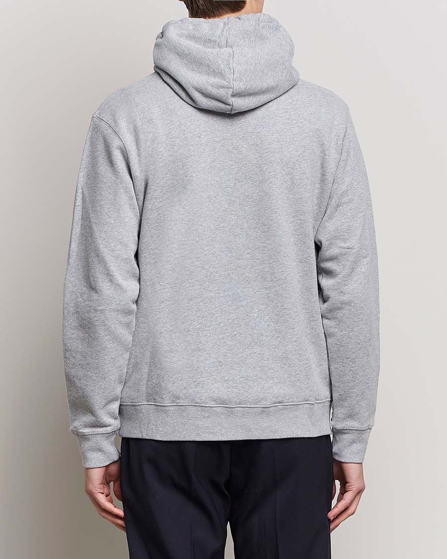 Herre | Trøjer | Sunspel | Loopback Hoodie Grey Melange