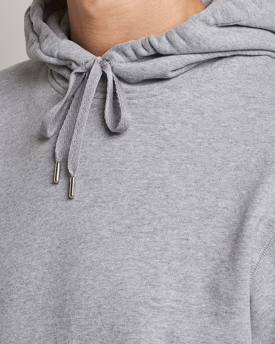 Herre | Trøjer | Sunspel | Loopback Hoodie Grey Melange