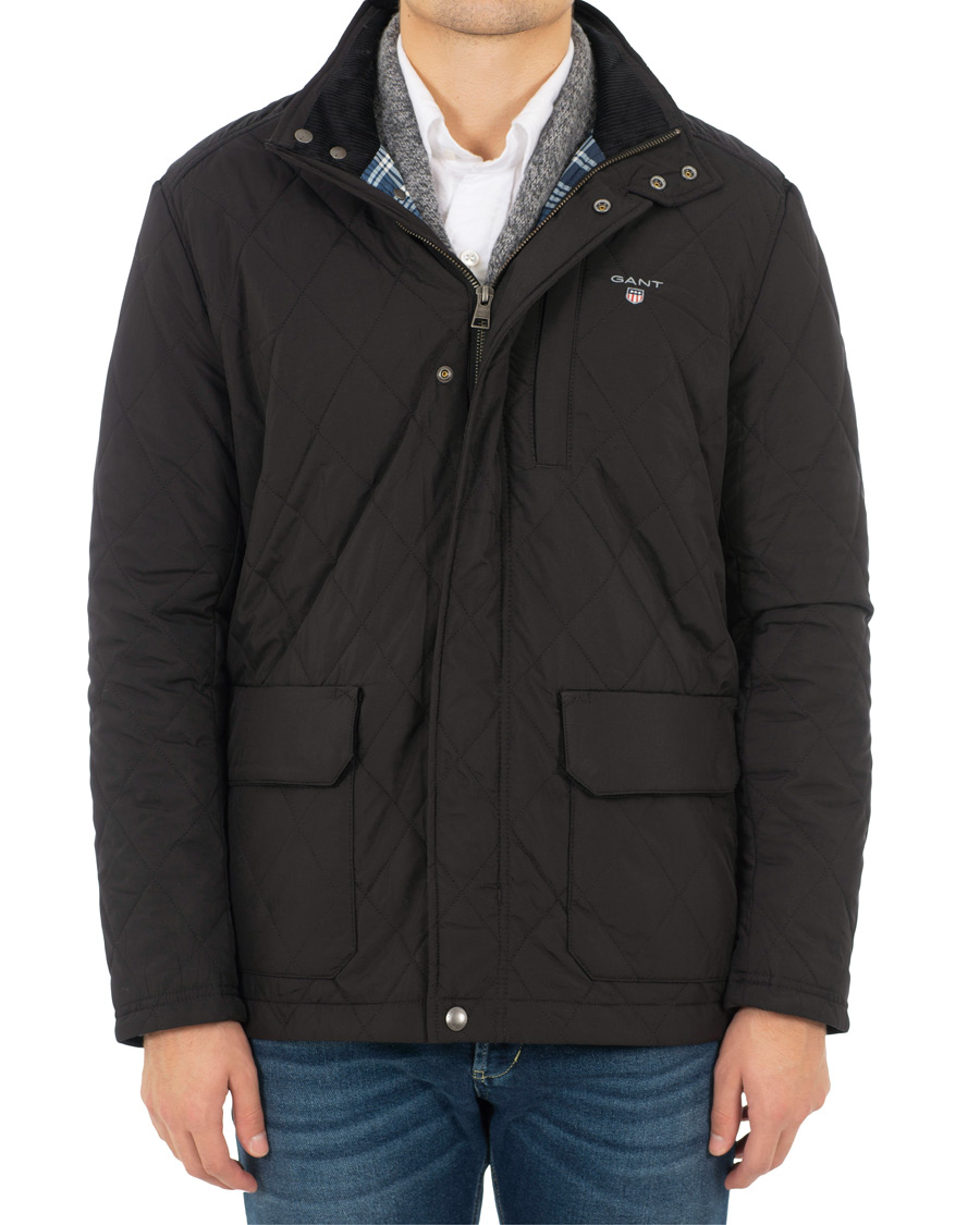 Herre | Jakker | GANT | The Quilted City Jacket Black