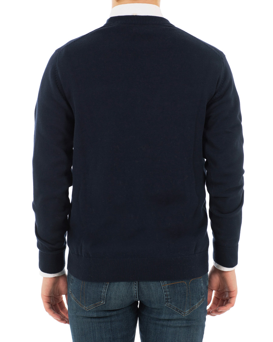 Herre | Trøjer | GANT | Logo Crew Neck Marine