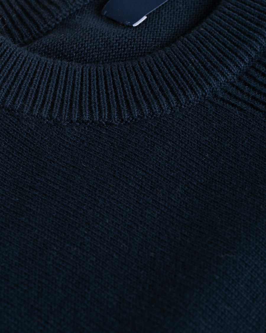 Herre | Trøjer | GANT | Logo Crew Neck Marine