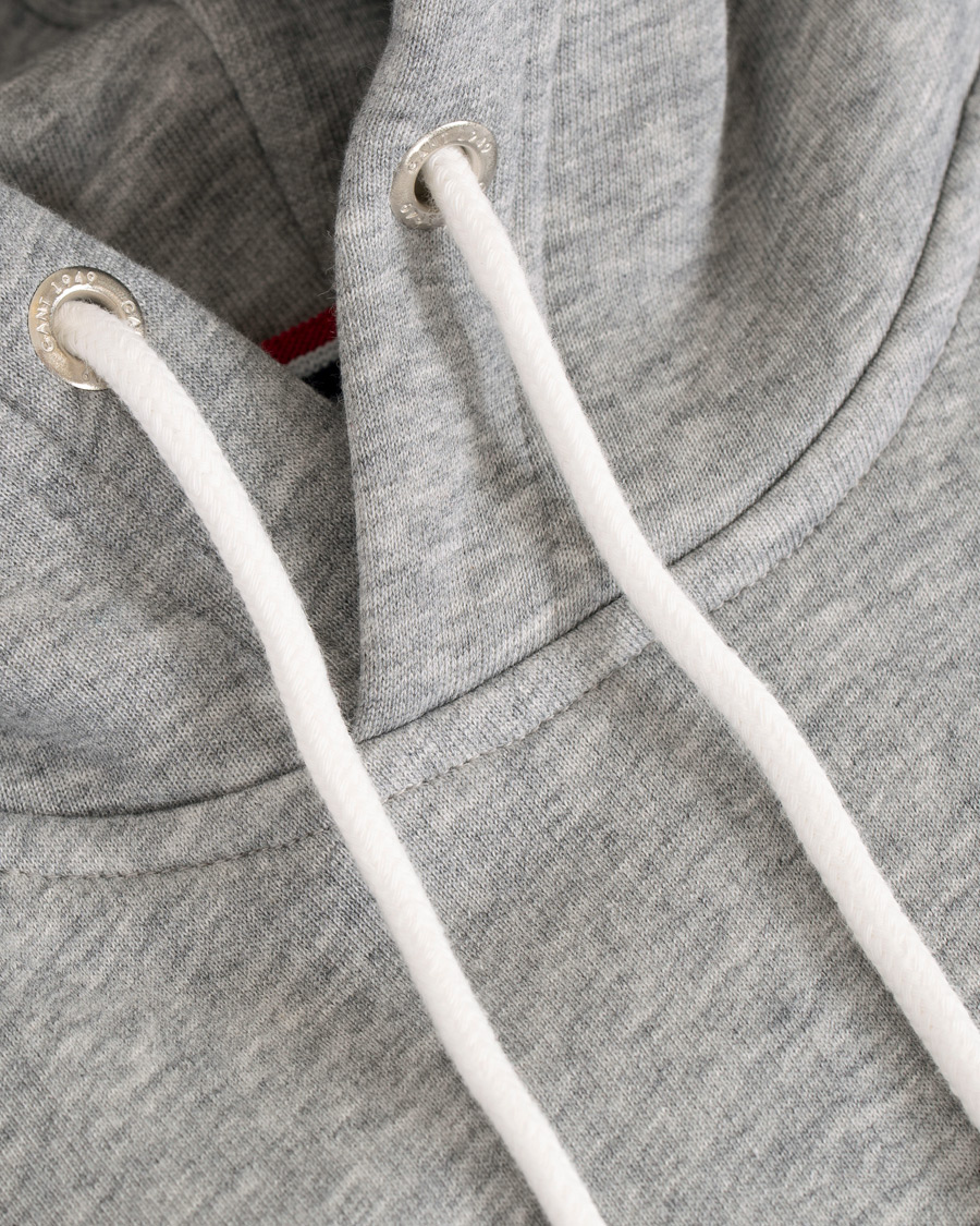 Herre | Trøjer | GANT | Shield Hoodie Grey Melange