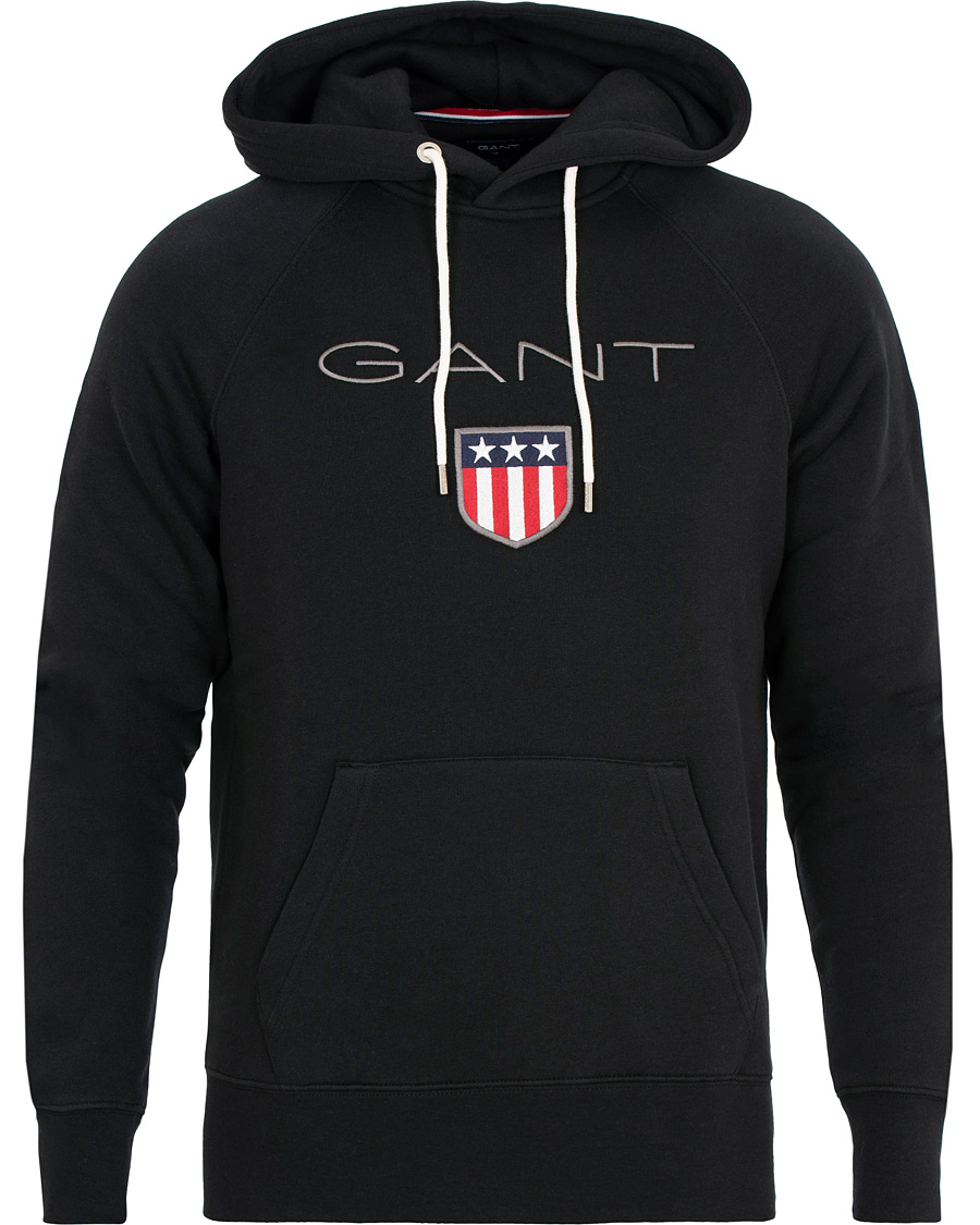 Herre | Trøjer | GANT | Shield Hoodie Black