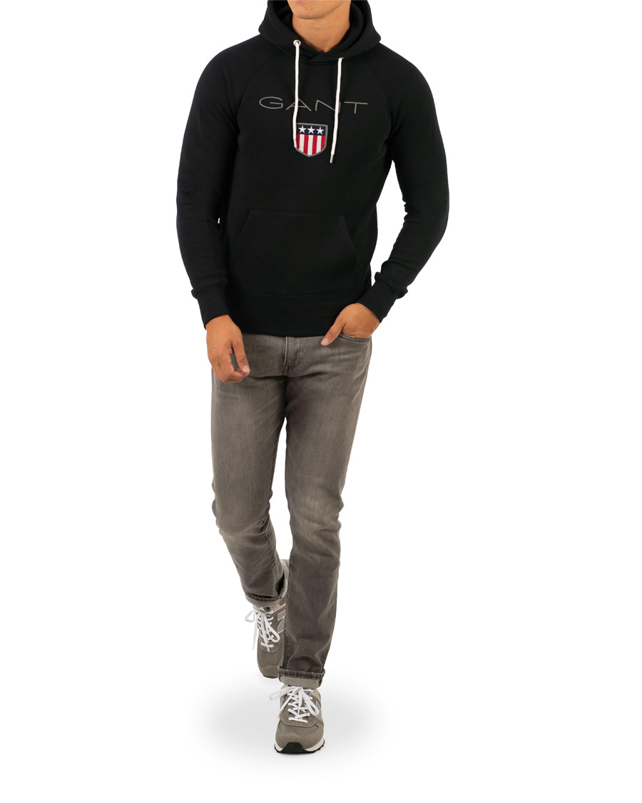 Herre | Trøjer | GANT | Shield Hoodie Black