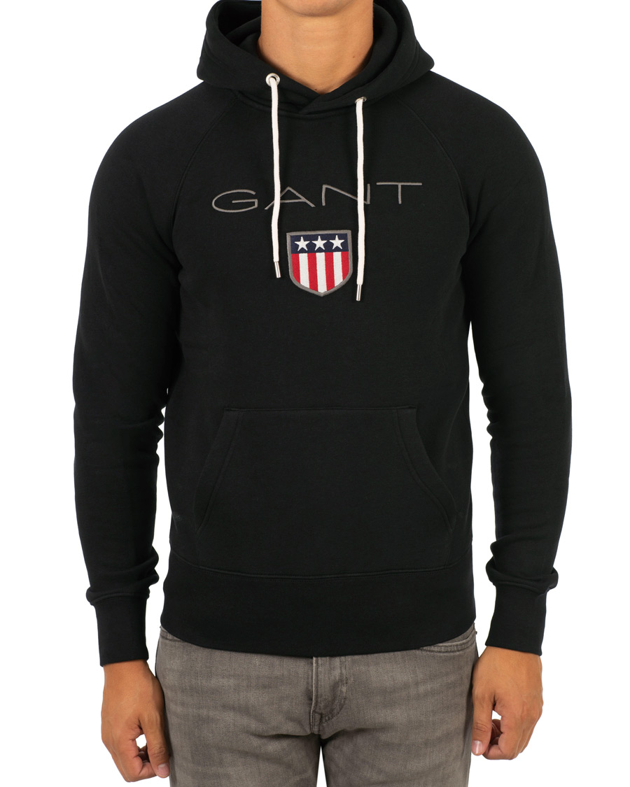 Herre | Trøjer | GANT | Shield Hoodie Black