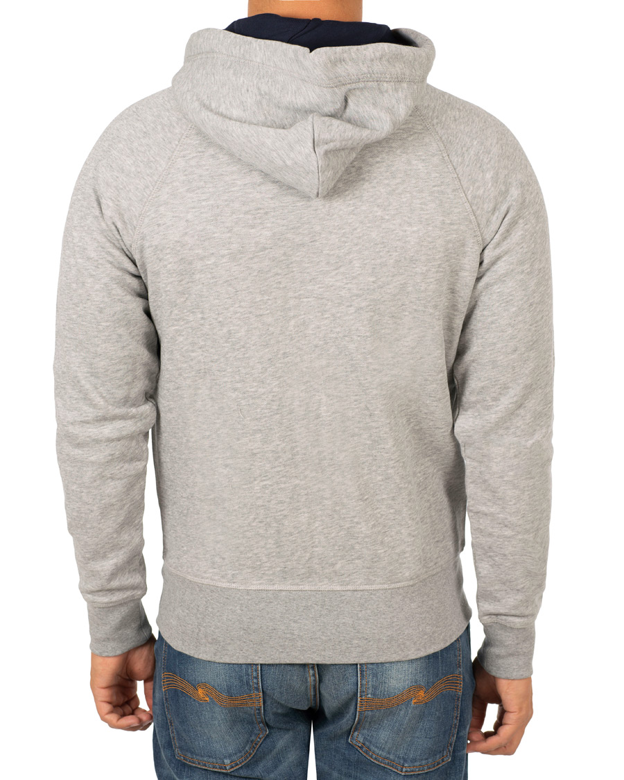 Herre | Trøjer | GANT | The Original Full Zip Hoodie Grey Melange
