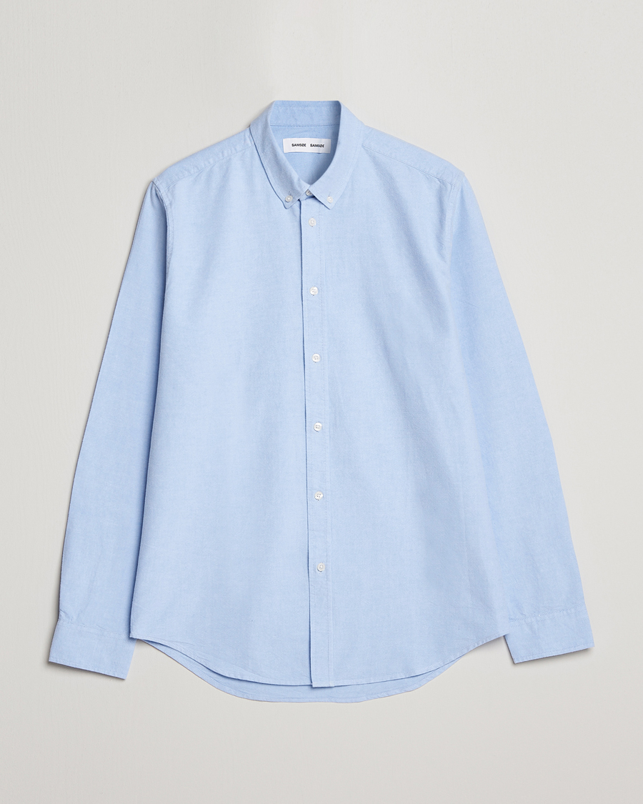 Herre | Skjorter | Samsøe Samsøe | Liam Button Down Shirt Light Blue