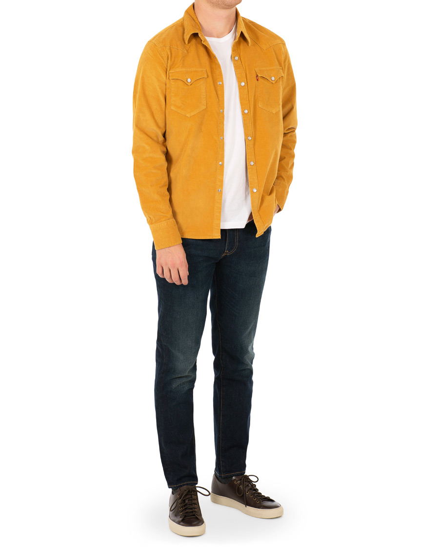 Herre | Skjorter | Levi's | Barstow Western Corduroy Shirt Yellow