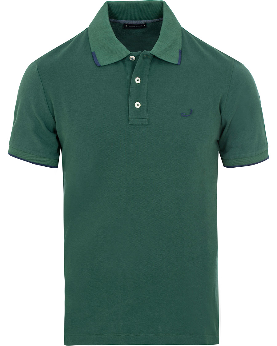 Herre | Polotrøjer | Jacob Cohën | Cotton Stretch Polo Green