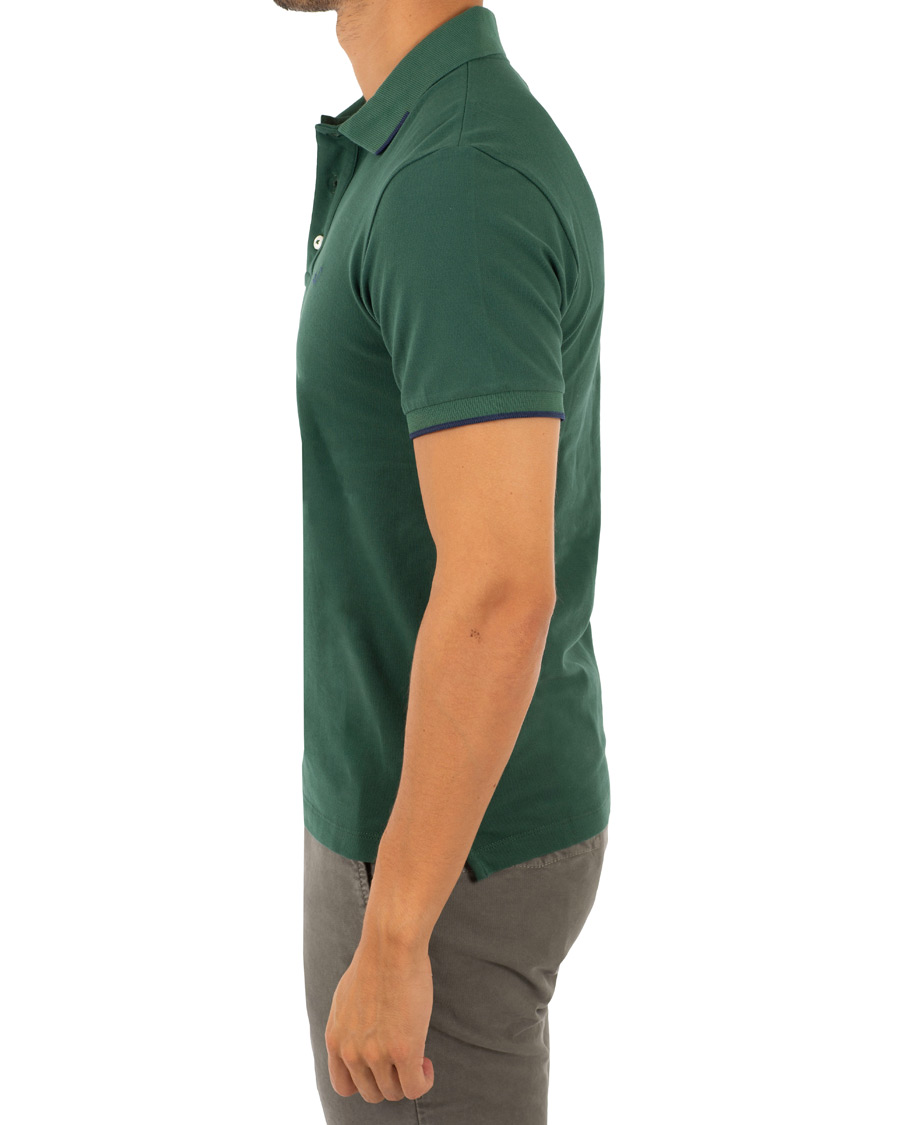 Herre | Polotrøjer | Jacob Cohën | Cotton Stretch Polo Green
