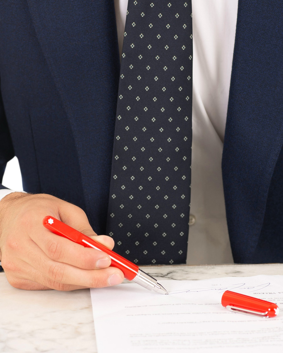 Herre | Montblanc M Ballpoint Resin Special Edition Pen Red | Montblanc | M Ballpoint Resin Special Edition Pen Red