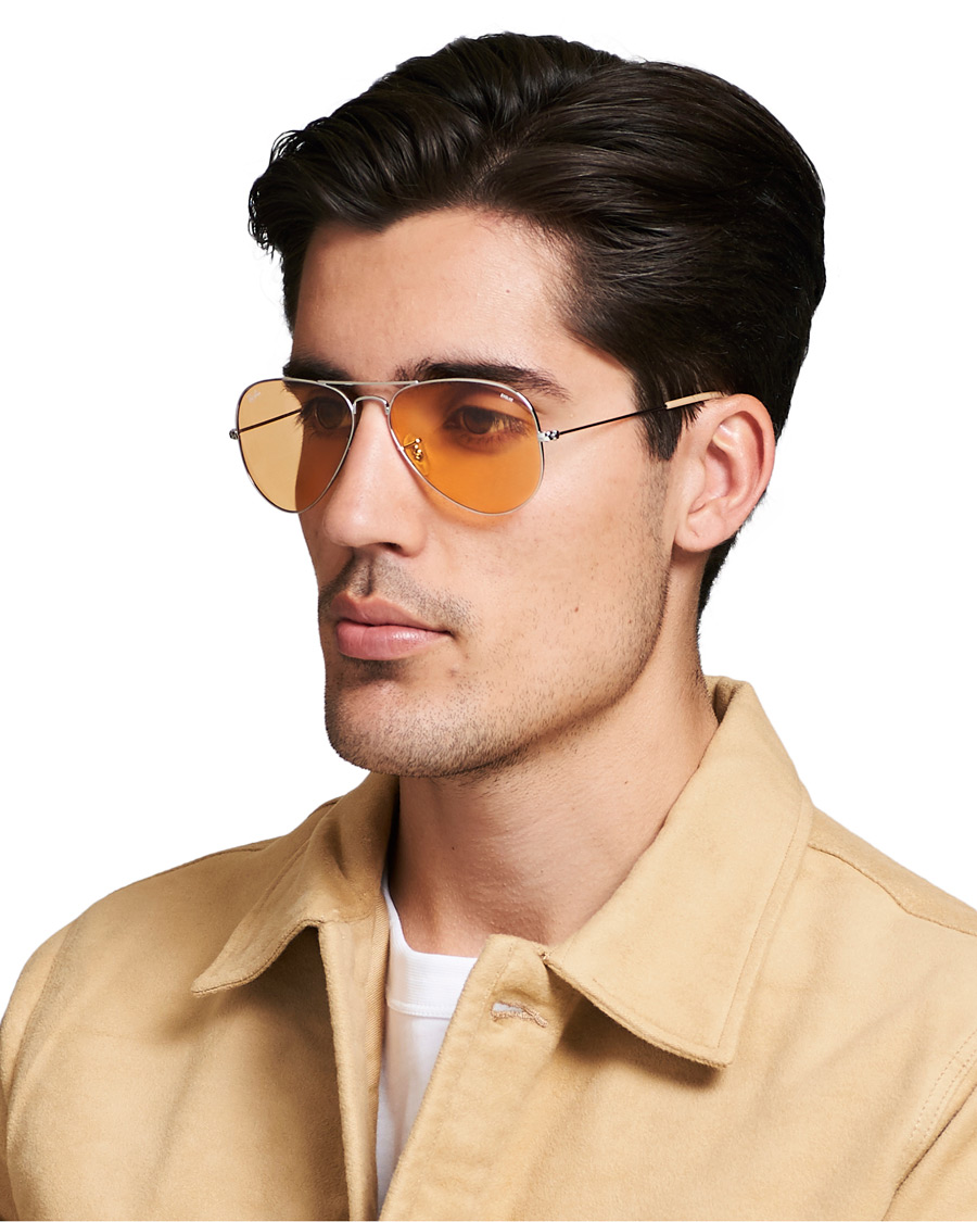 Herre | Solbriller | Ray-Ban | 0RB3025 Sunglasses Pink/Orange