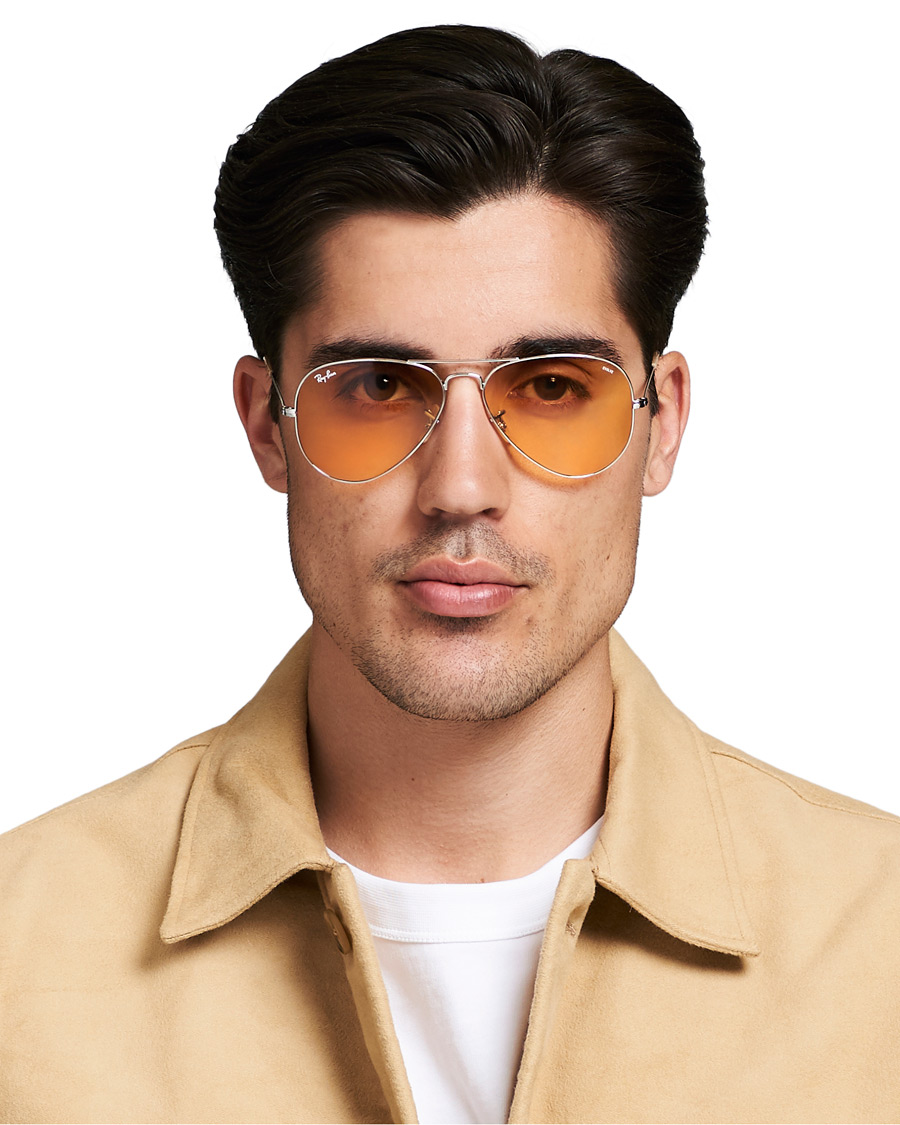 Herre | Solbriller | Ray-Ban | 0RB3025 Sunglasses Pink/Orange