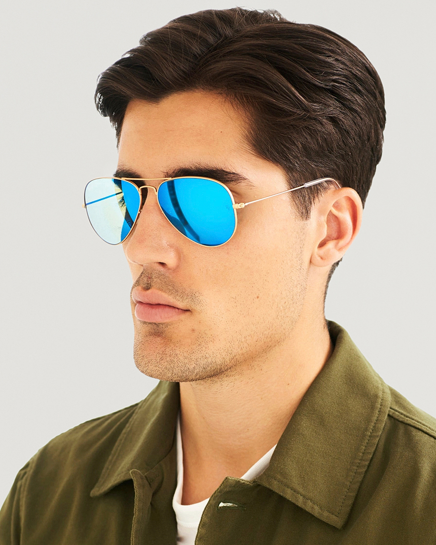 Herre | Solbriller | Ray-Ban | 0RB3025 Sunglasses Mirror Blue