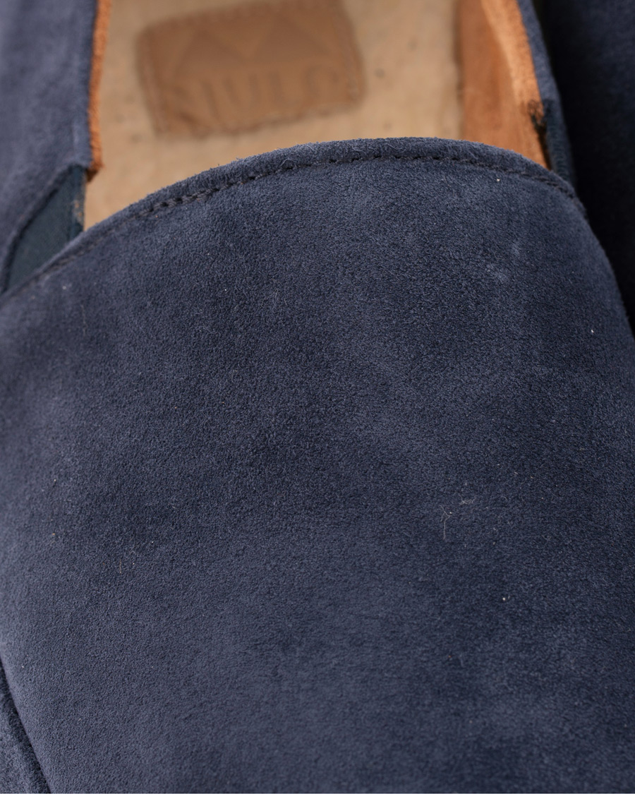 Herre | MULO Shearling Lined Slipper Navy Suede | MULO | Shearling Lined Slipper Navy Suede
