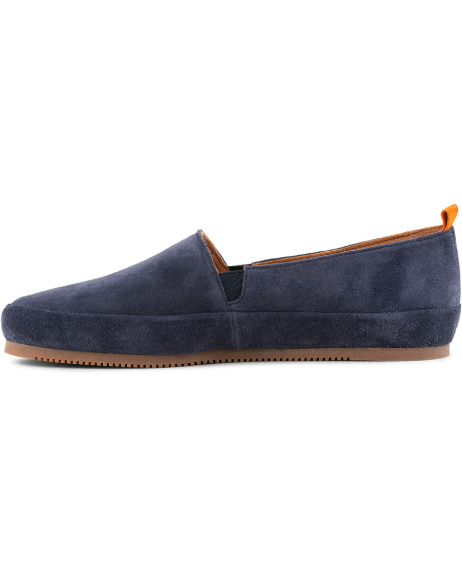Herre | MULO Shearling Lined Slipper Navy Suede | MULO | Shearling Lined Slipper Navy Suede