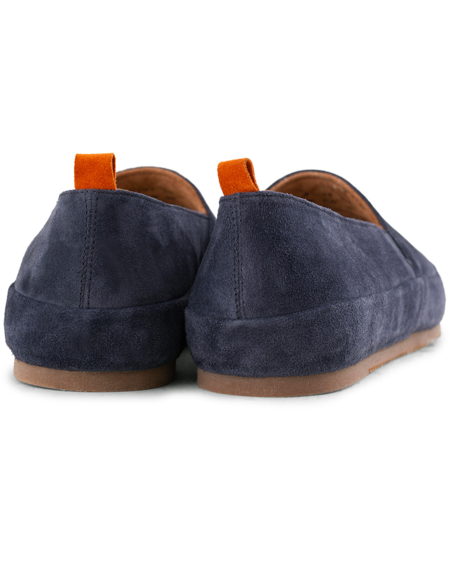Herre | MULO Shearling Lined Slipper Navy Suede | MULO | Shearling Lined Slipper Navy Suede