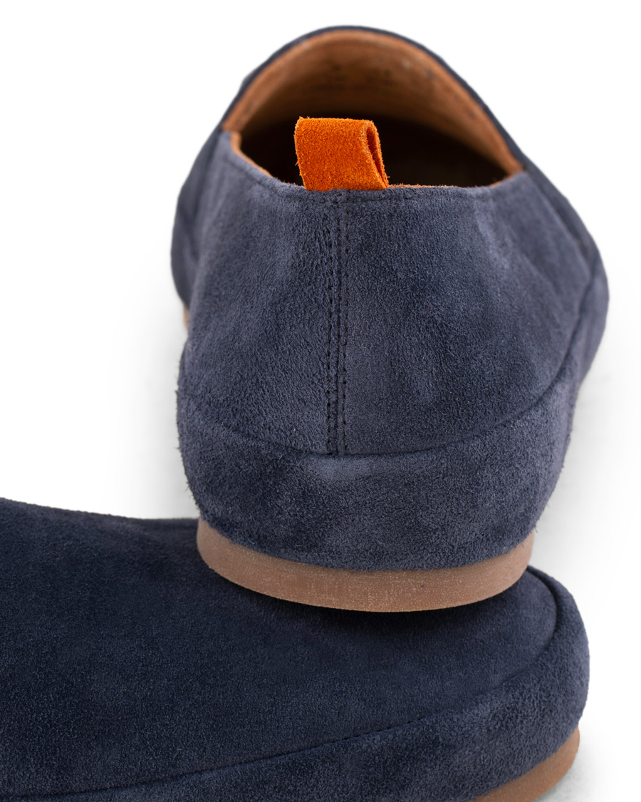 Herre | MULO Shearling Lined Slipper Navy Suede | MULO | Shearling Lined Slipper Navy Suede