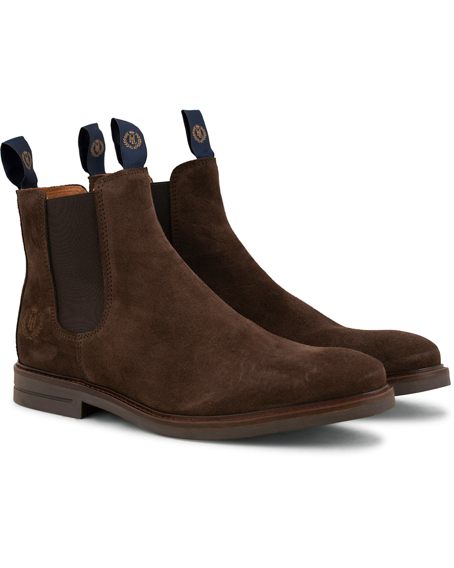 Henri Lloyd Graham Boot Dark Brown Suede hos CareOfCarl.dk