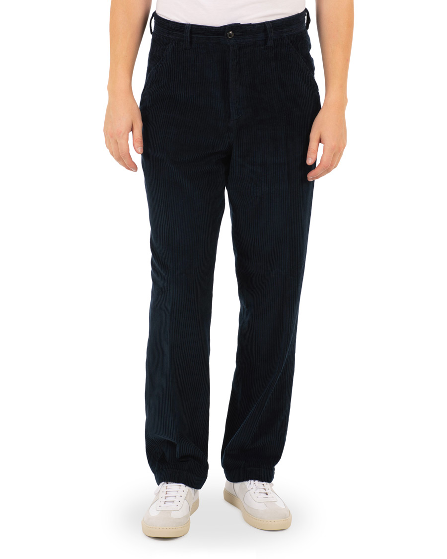Herre | Bukser | Our Legacy | Chino 22 Glow Corduroy Navy