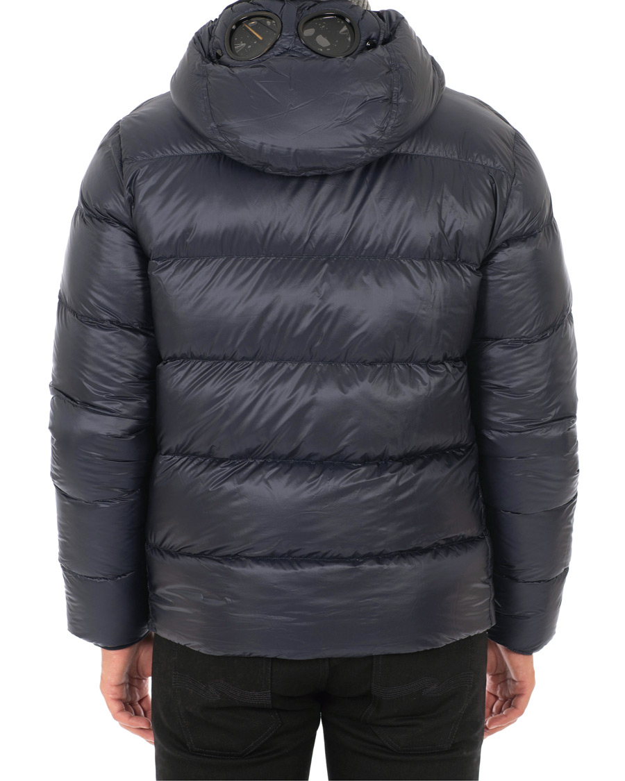 Herre | Jakker | C.P. Company | Down Hooded Jacket Navy