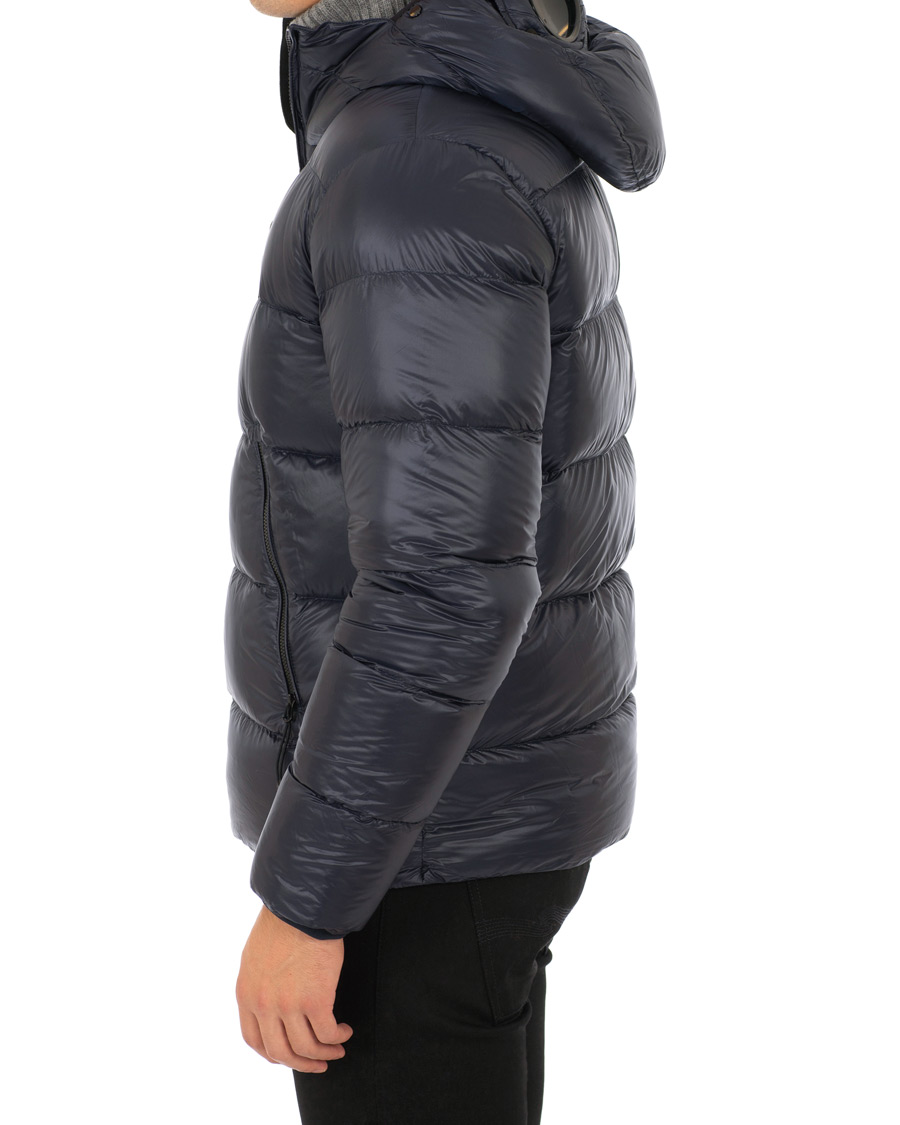 Herre | Jakker | C.P. Company | Down Hooded Jacket Navy